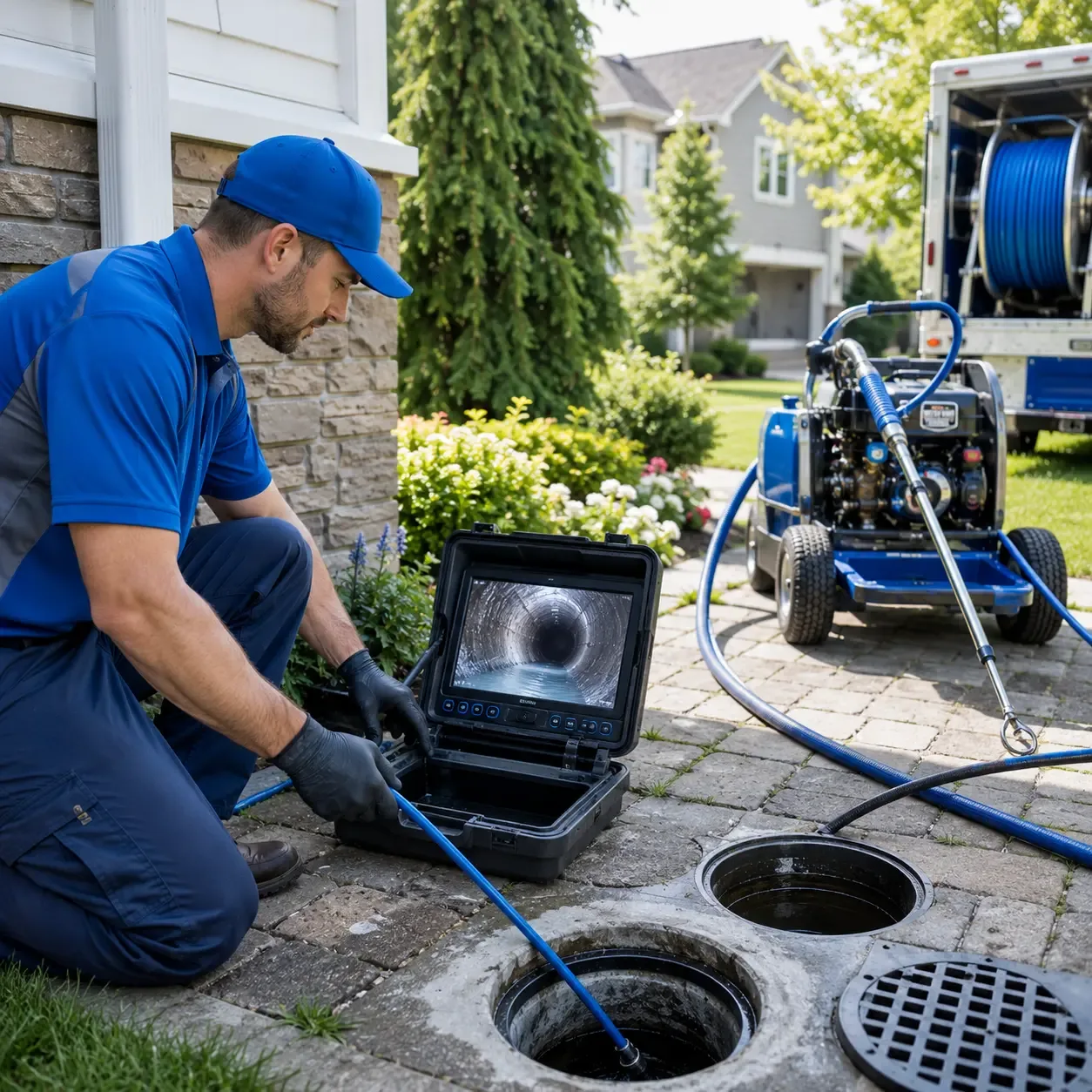 Outdoor drain cleaning professionals serving Bailey, TX