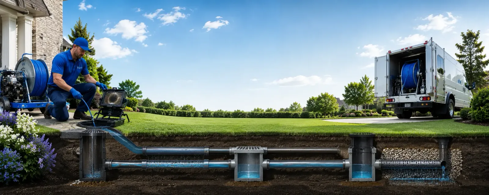 Outdoor drain cleaning information for Bailey, TX